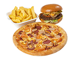 Small Pizza & Burger Deal image