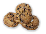 4 Chocolate Chip Cookies image